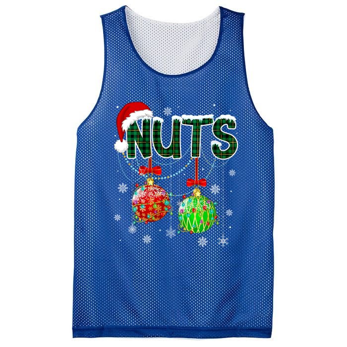 Chest Nuts Chestnuts Christmas Ornats Xmas Cute Gift Mesh Reversible Basketball Jersey Tank