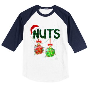 Chest Nuts Chestnuts Christmas Ornats Xmas Cute Gift Baseball Sleeve Shirt