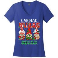 Cardiac Nurse Cute Christmas Gnomes Costume Cardiology Nurse Women's V-Neck T-Shirt