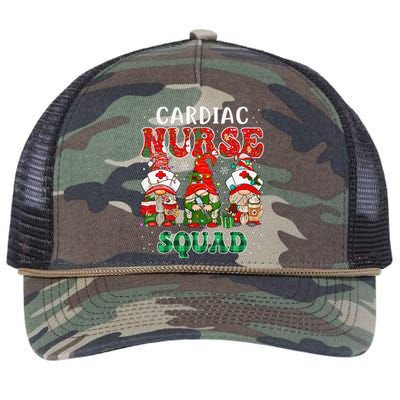 Cardiac Nurse Cute Christmas Gnomes Costume Cardiology Nurse Retro Rope Trucker Hat Cap