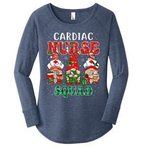 Cardiac Nurse Cute Christmas Gnomes Costume Cardiology Nurse Women's Perfect Tri Tunic Long Sleeve Shirt