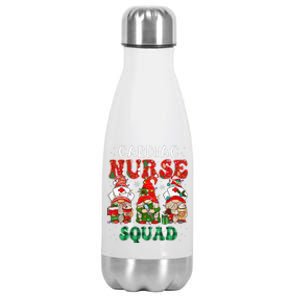 Cardiac Nurse Cute Christmas Gnomes Costume Cardiology Nurse Stainless Steel Insulated Water Bottle