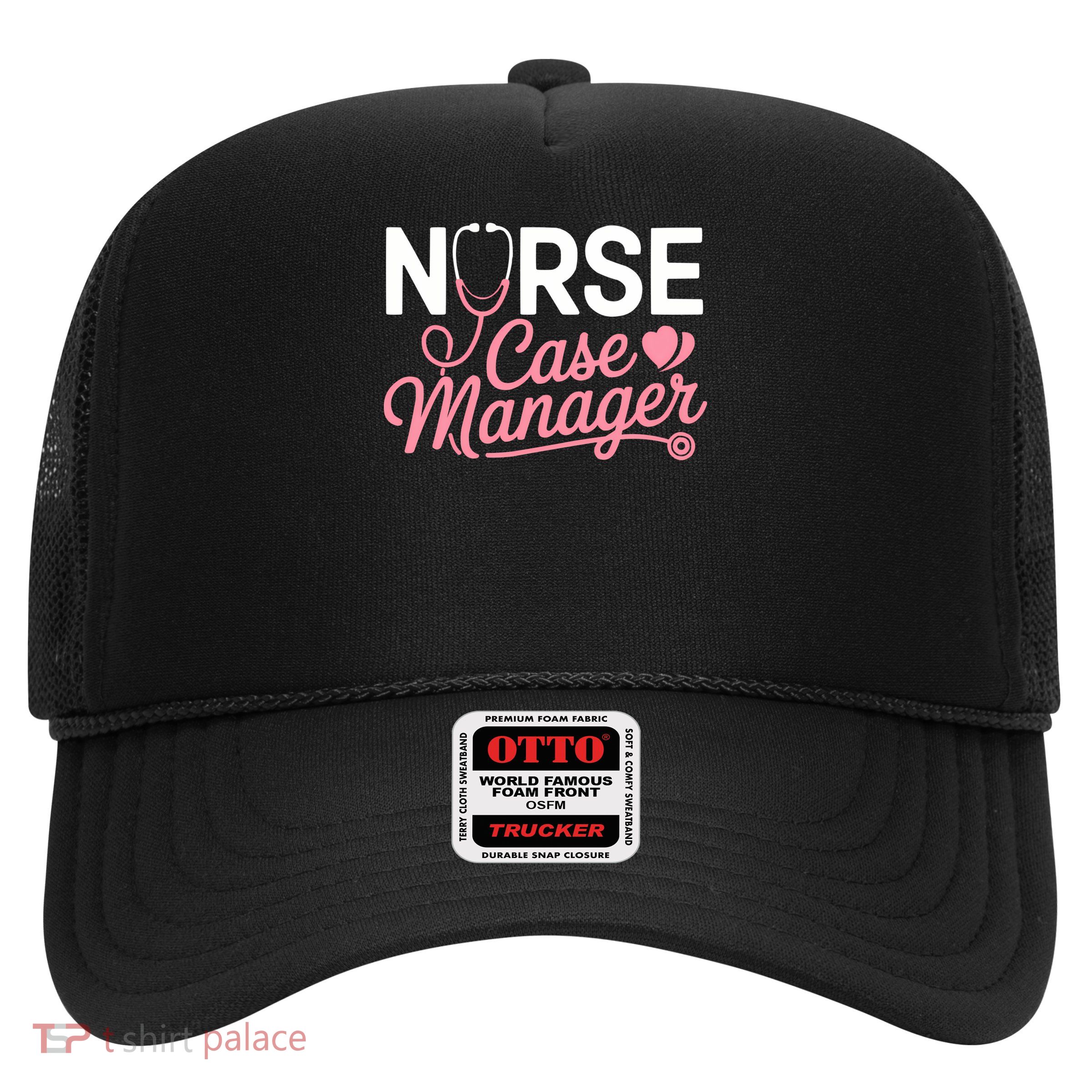 Cute Nurse Case Manager RN Nurse Case Management Long Sleeve Trucker Hat