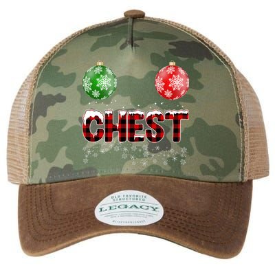 Chest Nuts Christmas Matching Couple Chestnuts Legacy Tie Dye Trucker Hat