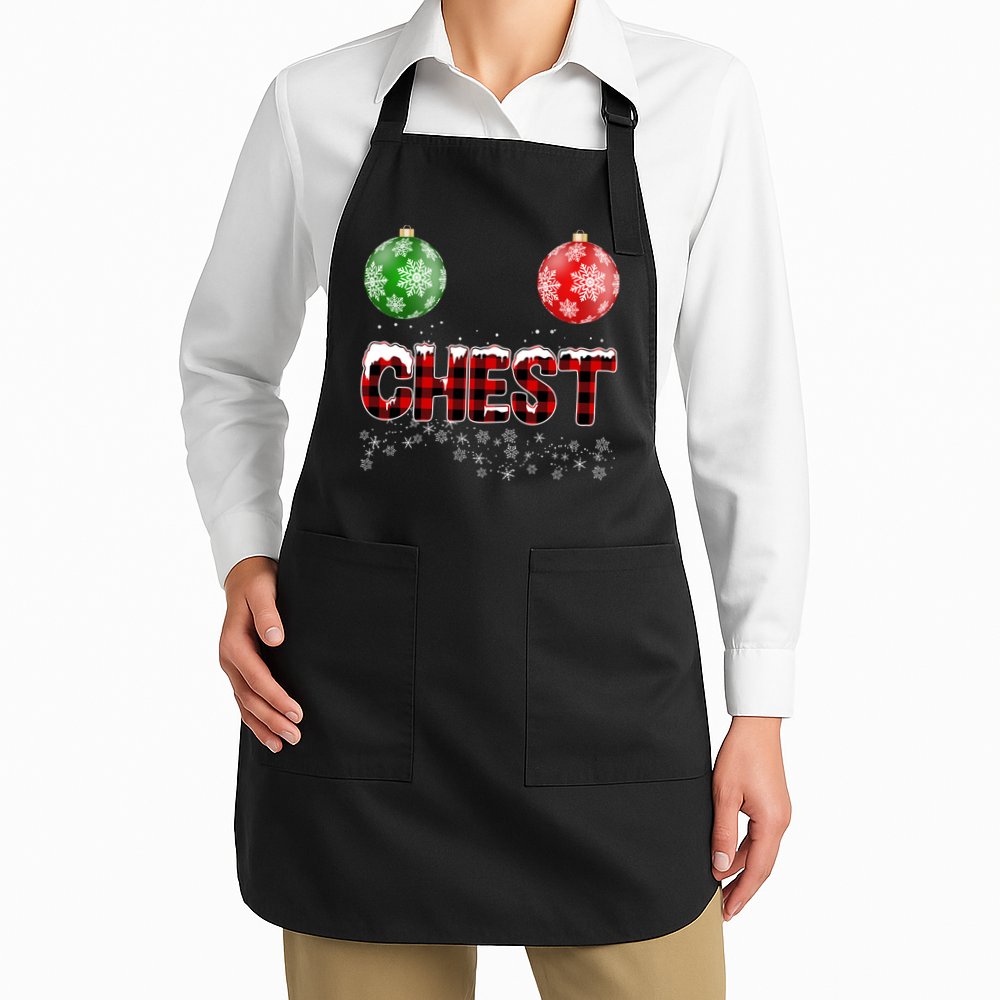 Chest Nuts Christmas Matching Couple Chestnuts Apron