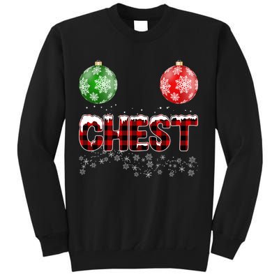 Chest Nuts Christmas Matching Couple Chestnuts Sweatshirt