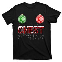 Chest Nuts Christmas Matching Couple Chestnuts T-Shirt