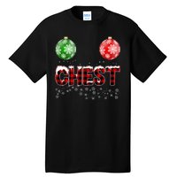 Chest Nuts Christmas Matching Couple Chestnuts Tall T-Shirt