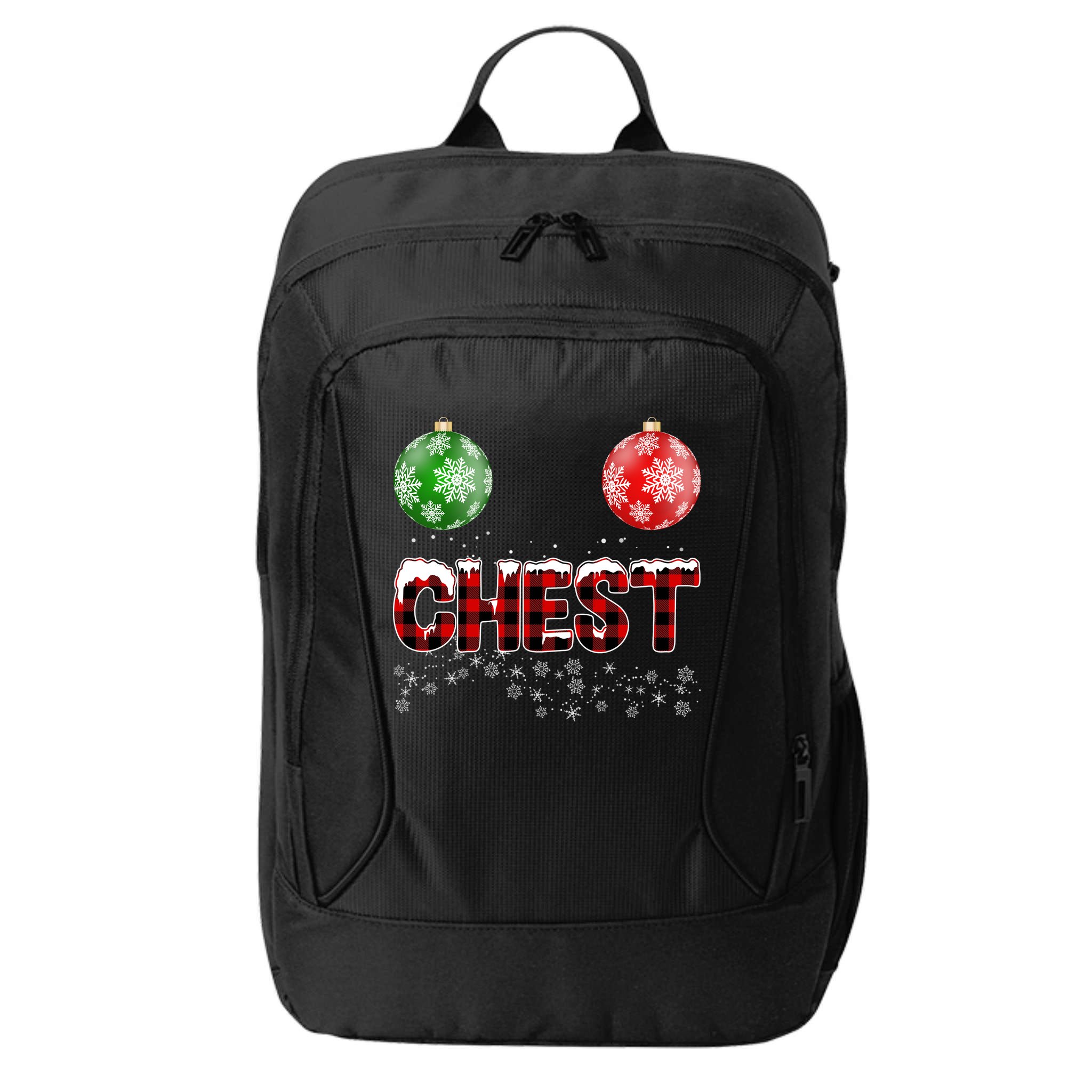 Chest Nuts Christmas Matching Couple Chestnuts City Backpack