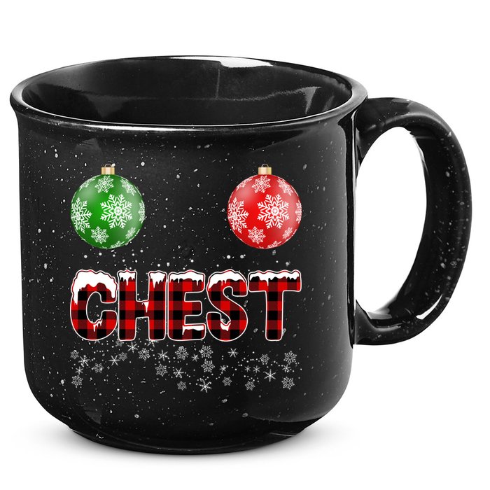 Chest Nuts Christmas Matching Couple Chestnuts 15oz Campfire Ceramic Mug