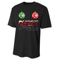 Chest Nuts Christmas Matching Couple Chestnuts Performance Sprint T-Shirt