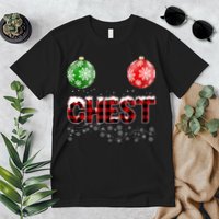 Chest Nuts Christmas Matching Couple Chestnuts Premium T-Shirt