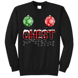 Chest Nuts Christmas Matching Couple Chestnuts Tall Sweatshirt