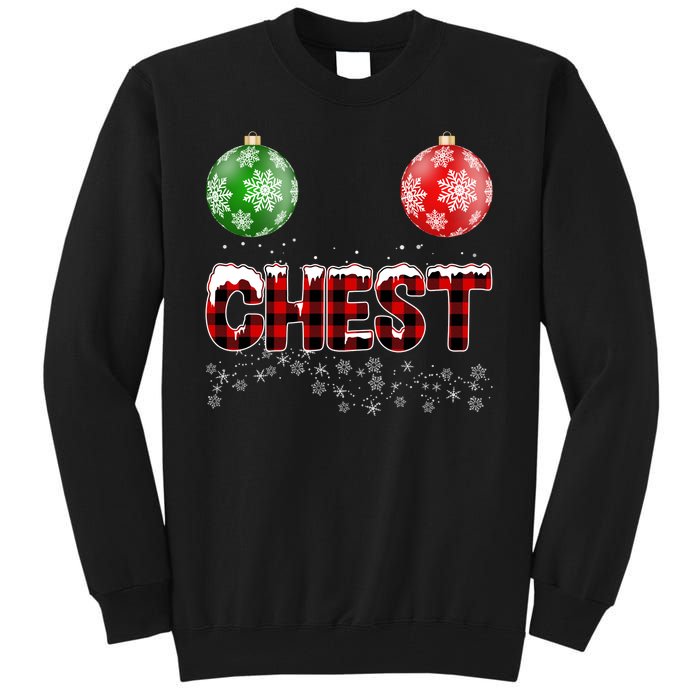 Chest Nuts Christmas Matching Couple Chestnuts Tall Sweatshirt