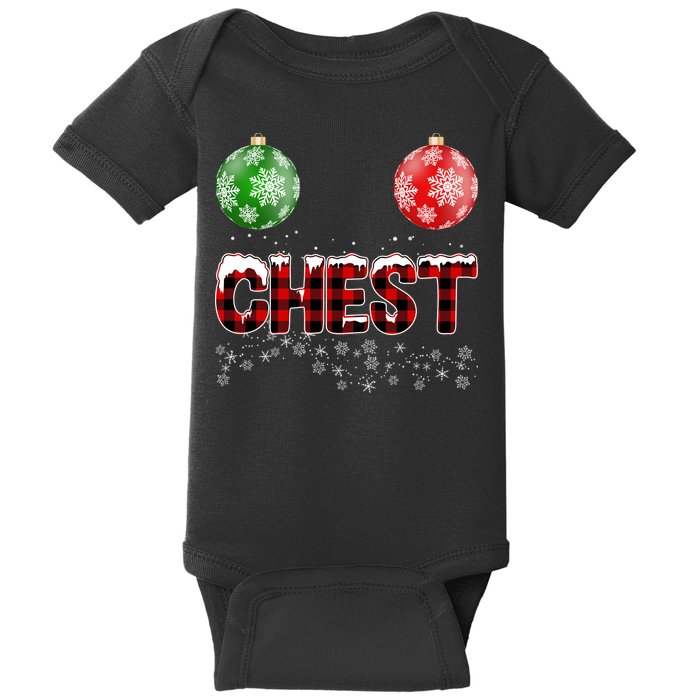 Chest Nuts Christmas Matching Couple Chestnuts Baby Bodysuit
