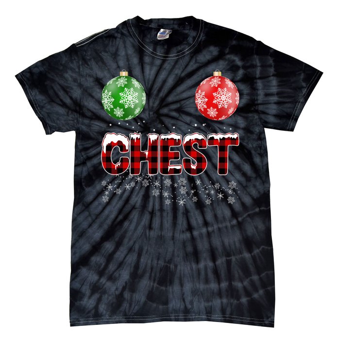 Chest Nuts Christmas Matching Couple Chestnuts Tie-Dye T-Shirt