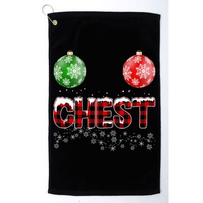 Chest Nuts Christmas Matching Couple Chestnuts Golf Towel