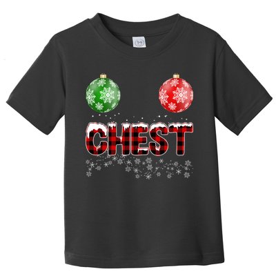 Chest Nuts Christmas Matching Couple Chestnuts Toddler T-Shirt