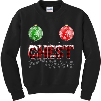 Chest Nuts Christmas Matching Couple Chestnuts Kids Sweatshirt