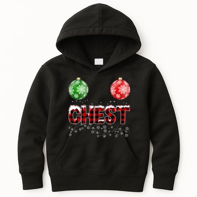 Chest Nuts Christmas Matching Couple Chestnuts Kids Hoodie