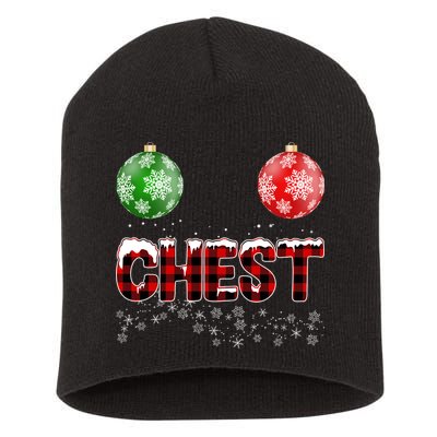 Chest Nuts Christmas Matching Couple Chestnuts Short Acrylic Beanie