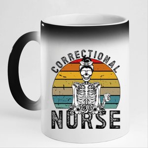 Correctional Nurse Corrections Nurse Correctional Nursing 11oz Black Color Changing Mug