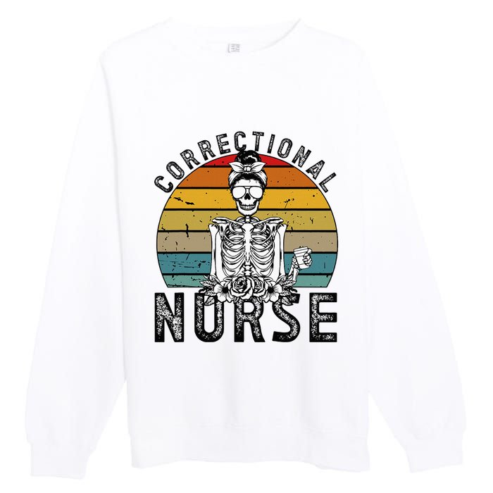 Correctional Nurse Corrections Nurse Correctional Nursing Premium Crewneck Sweatshirt