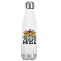 Correctional Nurse Corrections Nurse Correctional Nursing Stainless Steel Insulated Water Bottle