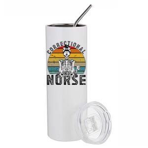 Correctional Nurse Corrections Nurse Correctional Nursing Stainless Steel Tumbler