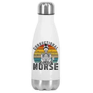 Correctional Nurse Corrections Nurse Correctional Nursing Stainless Steel Insulated Water Bottle