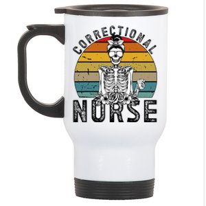 Correctional Nurse Corrections Nurse Correctional Nursing Stainless Steel Travel Mug