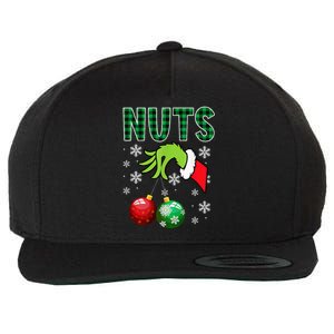 Chest Nuts Christmas  Funny Matching Couple Chestnuts  Wool Snapback Cap