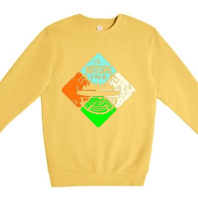 Colorful Nature Premium Crewneck Sweatshirt