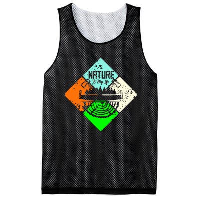 Colorful Nature Mesh Reversible Basketball Jersey Tank