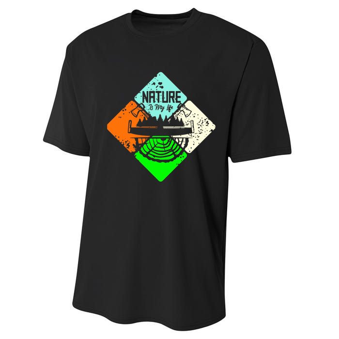 Colorful Nature Performance Sprint T-Shirt