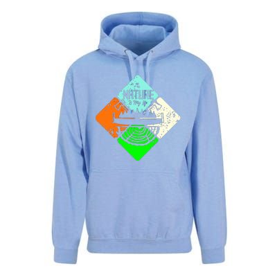 Colorful Nature Unisex Surf Hoodie