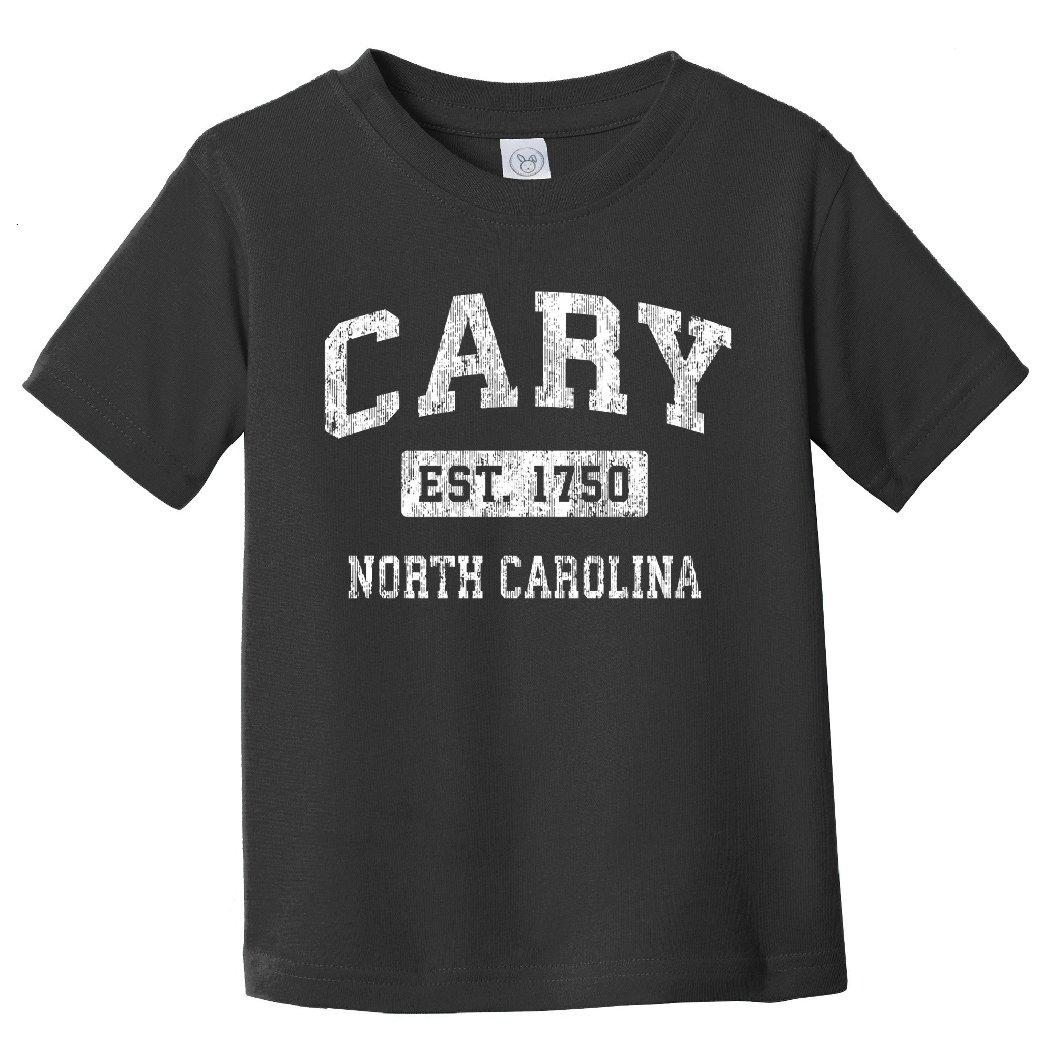 Cary North Carolina Nc Vintage Established Sports Toddler T-Shirt