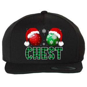 Chest Nuts Christmas Funny Matching Couple Chestnuts Wool Snapback Cap