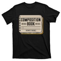 Composition Notebook Costume Teacher Group Matching T-Shirt