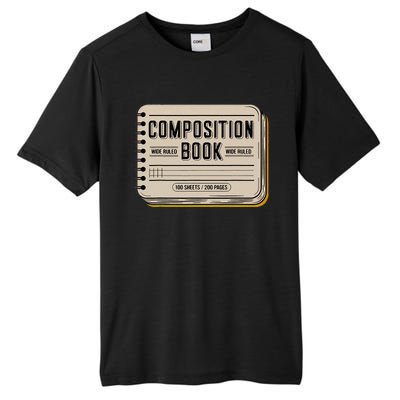 Composition Notebook Costume Teacher Group Matching Tall Fusion ChromaSoft Performance T-Shirt