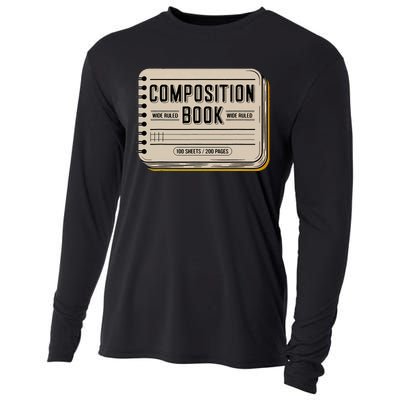 Composition Notebook Costume Teacher Group Matching Cooling Performance Long Sleeve Crew