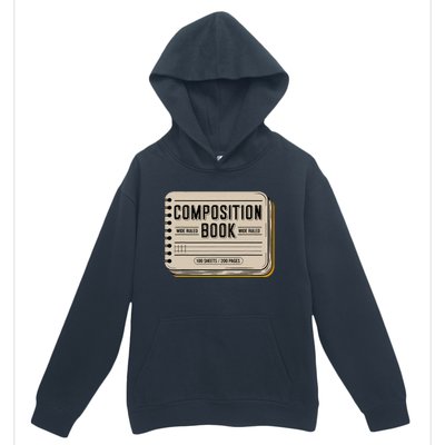 Composition Notebook Costume Teacher Group Matching Urban Pullover Hoodie