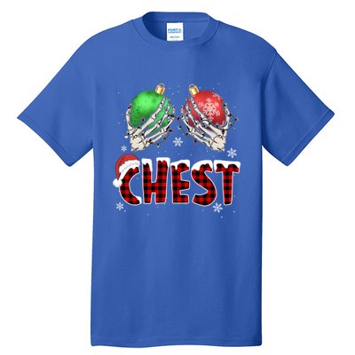 Chest Nuts Christmas Chestnuts Xmas Couple Matching Costume Gift Tall T-Shirt