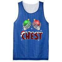 Chest Nuts Christmas Chestnuts Xmas Couple Matching Costume Gift Mesh Reversible Basketball Jersey Tank