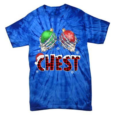 Chest Nuts Christmas Chestnuts Xmas Couple Matching Costume Gift Tie-Dye T-Shirt