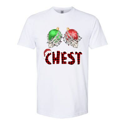 Chest Nuts Christmas Chestnuts Xmas Couple Matching Costume Gift Softstyle CVC T-Shirt