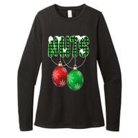 Chest Nuts Christmas Matching Couple Chestnuts Womens CVC Long Sleeve Shirt