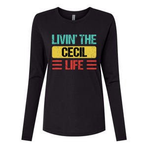 Cecil Name Womens Cotton Relaxed Long Sleeve T-Shirt