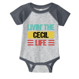 Cecil Name Infant Baby Jersey Bodysuit