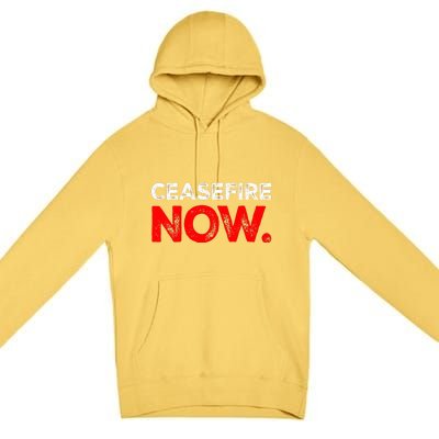 Ceasefire NOW Premium Pullover Hoodie